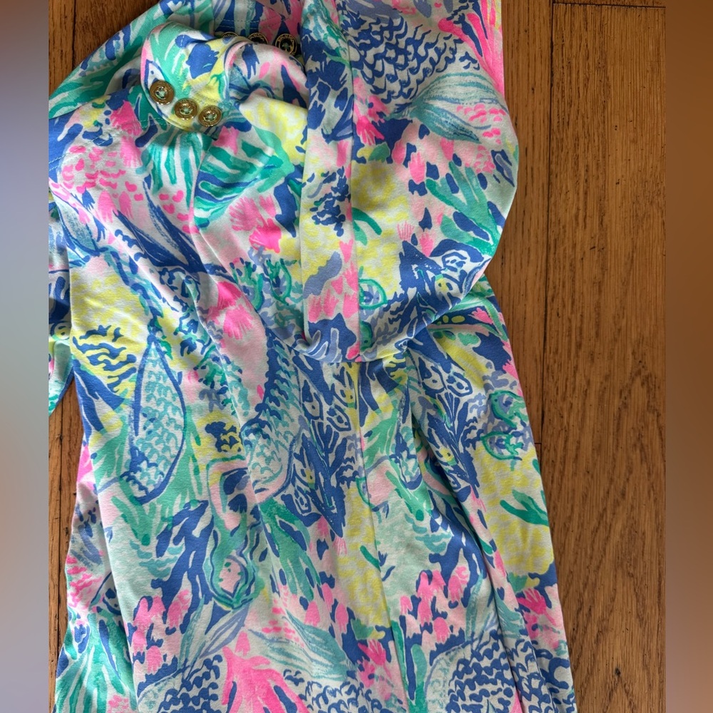 Lilly Pulitzer UPF +50 Sophie Dress SZ S Multi Mermaids Cove - Picture 11 of 16